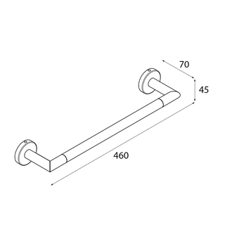 Barra Lissy negro mate - Imagen 2