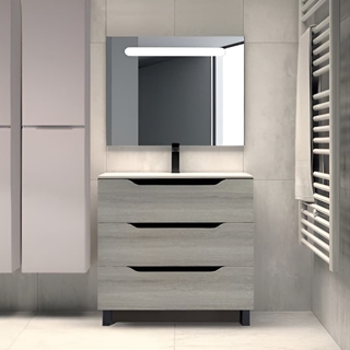 Mueble Atka 80cm acabado roble - Imagen 2