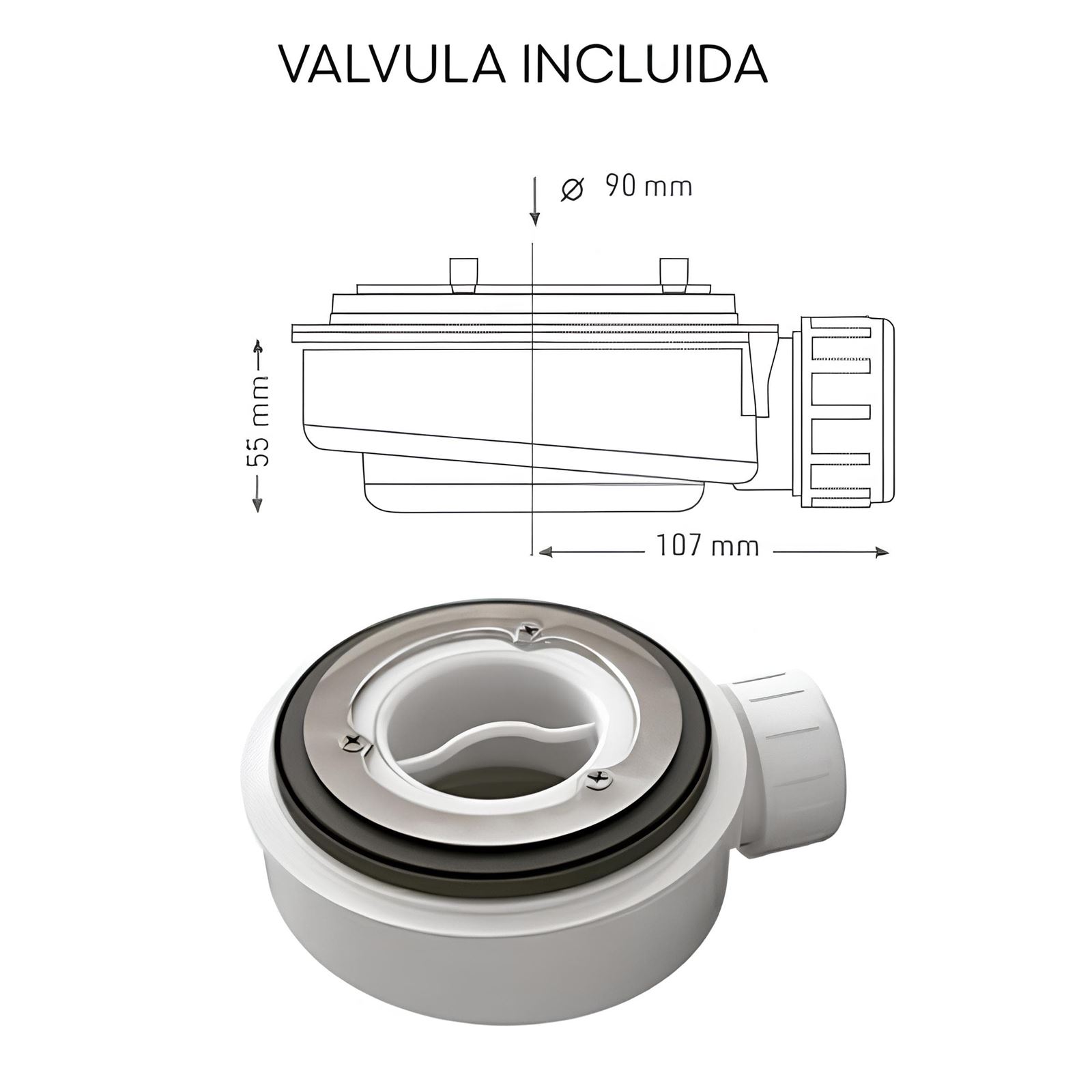 Plato de ducha C-bath Aqua - Imagen 5